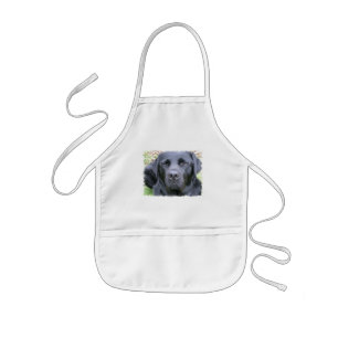 Black Labrador Retriever Dog Children's Smock Kinder Schort