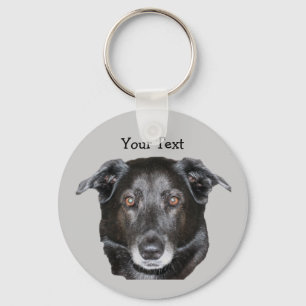 Black Labrador Retriever Dog Sleutelhanger