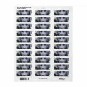 Black Labrador Retriever Étiquette (Feuille entière)