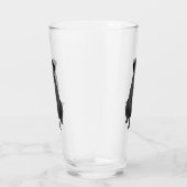Black Labrador Retriever Hondenliefhebber Gift Glas (Rechts)
