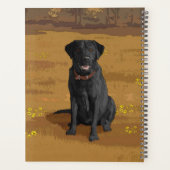 Black Labrador Retriever Hondenliefhebber Gift Planner (Achterkant)