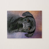 Black Labrador Retriever Legpuzzel (Horizontaal)
