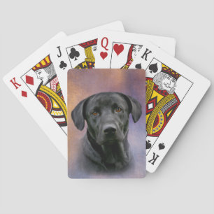 Black Labrador Retriever Pokerkaarten