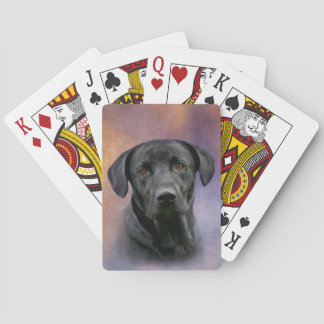 Black Labrador Retriever Pokerkaarten
