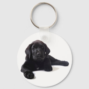 Black Labrador Retriever Puppy Sleutelhanger