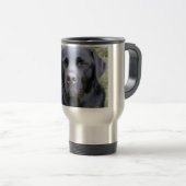 Black Labrador Retriever Reisbeker (Voorkant rechts)
