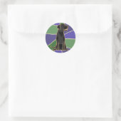 Black Labrador Retriever Sticker (Tas)