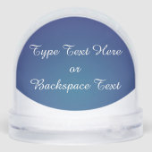 Black Labrador Snow Globe Custom Dog Snow Globe (Arrière)