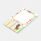 Black Labrador Student 3 Post-it® Notes (Schuin)