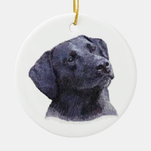 Black Labradore Retreiver Ornament