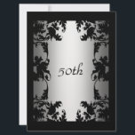 Black Lace 50th Birthday Party Invitation Black<br><div class="desc">Black Lace 50e Anniversaire Invitation Black or, fête d'anniversaire, fête d'anniversaire la plus populaire, toutes les fêtes, fête d'anniversaire de la femme, fête d'anniversaire de 40e, fête d'anniversaire de 60e, fête d'anniversaire de 50e, fête d'anniversaire de 30e, fête d'anniversaire de la femme, fête d'or noir, turquoise élégant, événements, travail, fêtes,...</div>