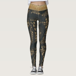 Black Lace d'Elegance Leggings