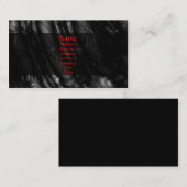 Black Lace Fractal Visitekaartje (Voorkant / Achterkant)