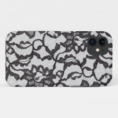 Black Lace iPhone4-hoesje Case-Mate iPhone Case (Achterkant (horizontaal))