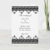 Black Lace Program Kaart (Voorkant)