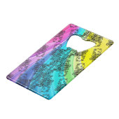 Black Lace Swirling Pastel Rainbow (Devant Angle)