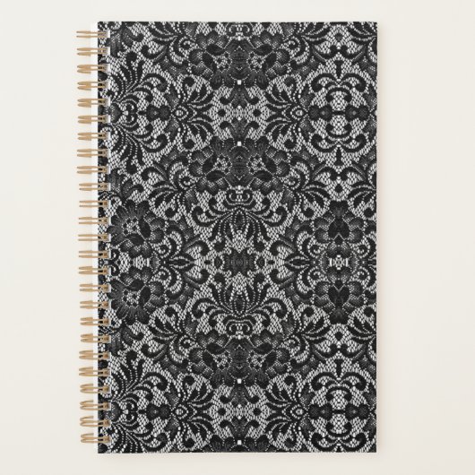 Black Lace wekelijks/maandelijks Planner (Voorkant)