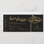 Black Las Vegas Boarding Pass Enregistrer la carte<br><div class="desc">Mariage à Fabulous Las Vegas Connectez-vous au billet d'avion de carte d'embarquement noir et or chic enregistrer la carte de date. Les invités adorent obtenir ces mariages de destination amusante, sauf les dates pour les Mariages de Vegas! Presque tout sur ce modèle Las Vegas Boarding Pass peut être changé lorsque...</div>