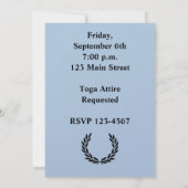 Black Laurel Wreath Kaart (Achterkant)