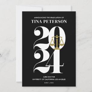 Black Law School Afstuderen Kaart