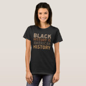 Black Leaders BLM Melanin Pride Afro Black History T-shirt (Voorkant volledig)