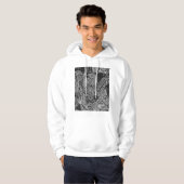 Black leafs hoodie (Voorkant volledig)