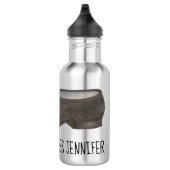 Black Leather Jazz Dance Shoe Choreographer Dancer Waterfles (Rechts)