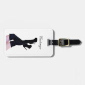 Black Leather Thigh-high Boots Thunder_Cove Bagagelabel (Voorkant horizontaal)