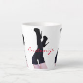 Black Leather Thigh-high Boots Thunder_Cove Latte Mok (Voorkant)