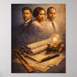 Black Legendary Inventors Poster