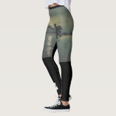BLACK Leggings JAPANESE WOODBLOCK PRINT (Links)