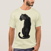 Black Leopard  T-shirt (Voorkant)