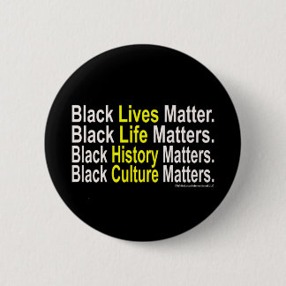 Black Life Matters Ronde Button 5,7 Cm