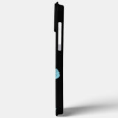 Black Light Blue Monarch Butterflies Case-Mate iPhone Case (Achterkant / Links)