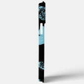 Black Light Blue Monarch Butterflies Case-Mate iPhone Case (Achterkant / Rechts)