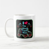 Black Light Roller Schaats Flashback Slogan Koffiemok (Links)