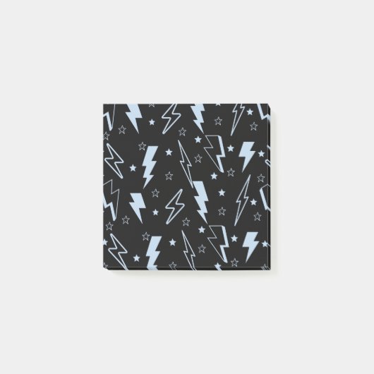Black Lightning Slanke Back-to-School briefpapier Post-it® Notes (Voorkant)