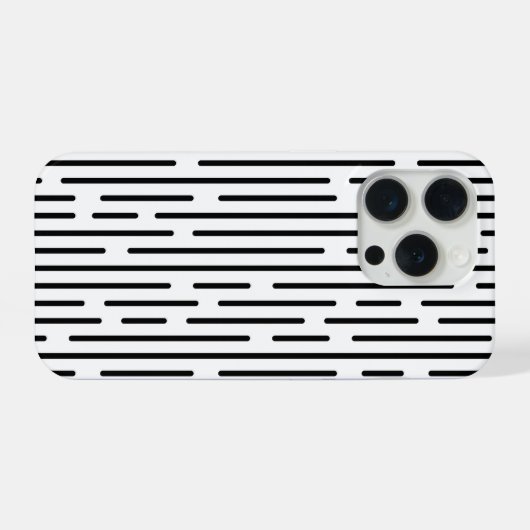 Black Line Geometric Pattern (Verso Horizontal)