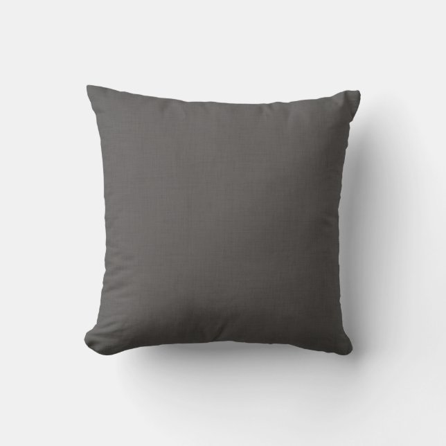 Black Linen Kussen (Voorkant)