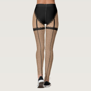 Black Lingerie (Franse snede) Leggings