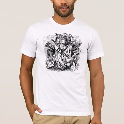 Black Lion Shield wervelig T-shirt (Voorkant)