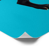 Black Lion Superhero Poster (Hoek)