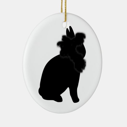 Black Lionhead Ornament (Rechts)