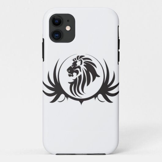 Black Lions Head Case-Mate iPhone Case (Achterkant)