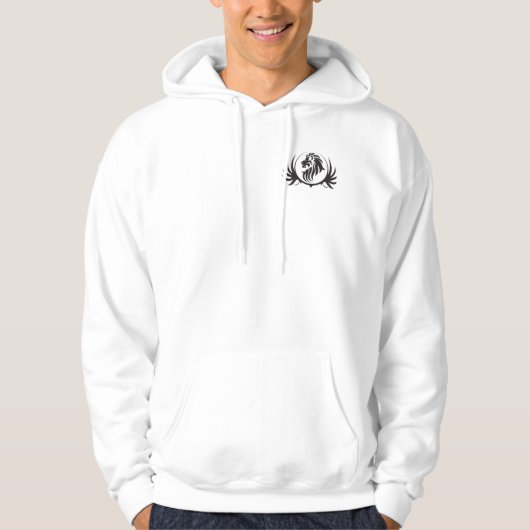 Black Lions Head Hoodie (Voorkant)