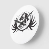 Black Lions Head Ronde Klok (Hoek)