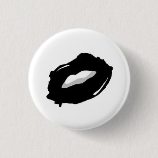 Black Lips Pop Art Pin Ronde Button 3,2 Cm