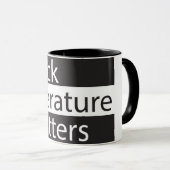 Black Literature Matters tasse (Devant droit)