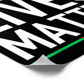 Black Lives Blm Human Rights Black History Month  Poster (Hoek)