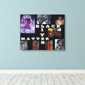 BLACK LIVES MATERIE canvas Afdruk (Insitu (Houten vloer))